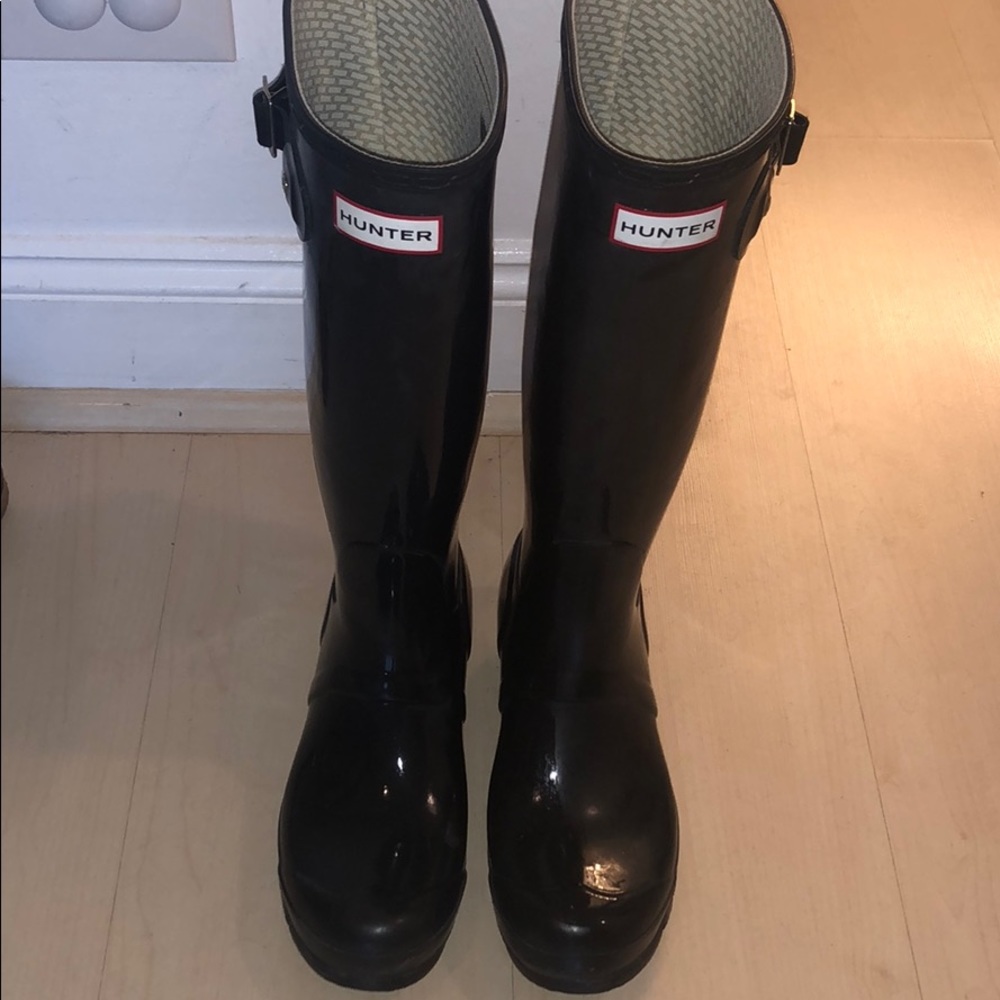 Like new Hunter Rain Boots Black